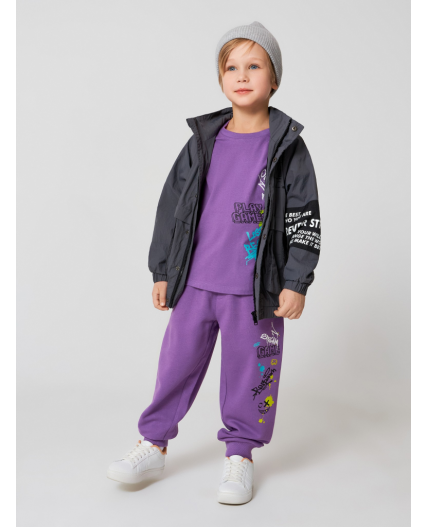 Футболка детская для мальчиков Kiribati фиолетовый