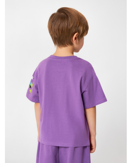 Футболка детская для мальчиков Kiribati фиолетовый