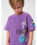 Футболка детская для мальчиков Kiribati фиолетовый