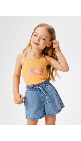 Майка детская для девочек Korinf персиковый