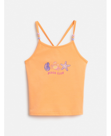 Майка детская для девочек Korinf персиковый