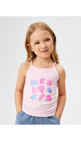 Майка детская для девочек Korinf розовый