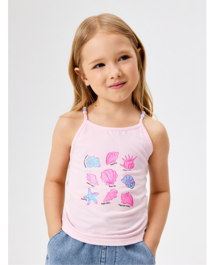 Майка детская для девочек Korinf розовый