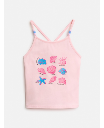 Майка детская для девочек Korinf розовый