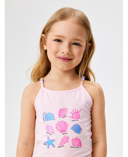 Майка детская для девочек Korinf розовый