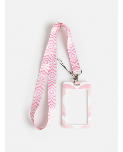 Футляр для карты детский Lazzaro розовый