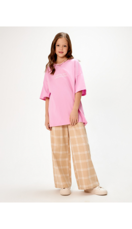 Брюки детские для девочек Lejak клетка 2