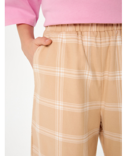 Брюки детские для девочек Lejak клетка 2