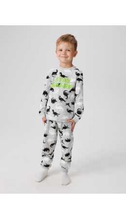 Пижама детская для мальчиков Leskara серый