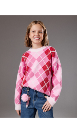 Набор детский (блеск для губ и брелок) Lipsy розовый