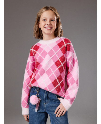 Набор детский (блеск для губ и брелок) Lipsy розовый