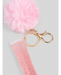 Набор детский (блеск для губ и брелок) Lipsy розовый