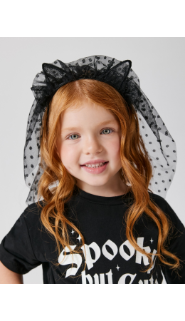 Ободок детский Lucilla черный