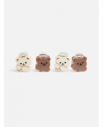 Набор из 4 заколок для волос дет. Lynn цветной