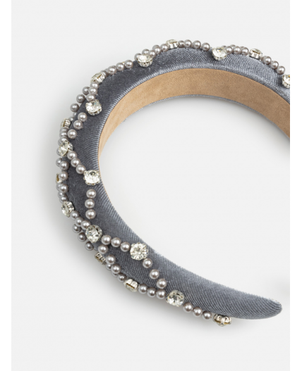 Ободок детский Maden серый