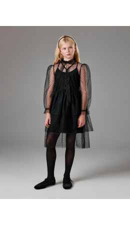 Платье детское для девочек Mena черный