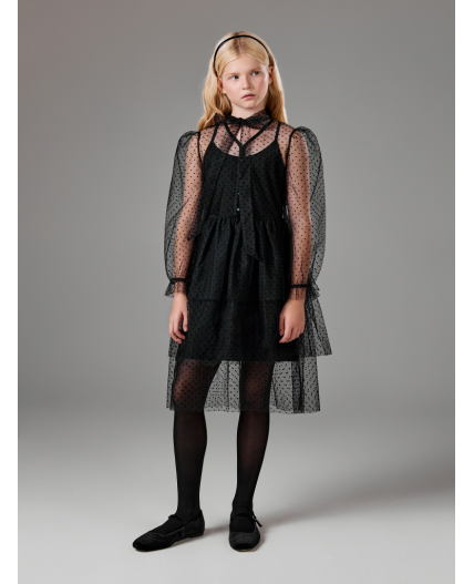 Платье детское для девочек Mena черный