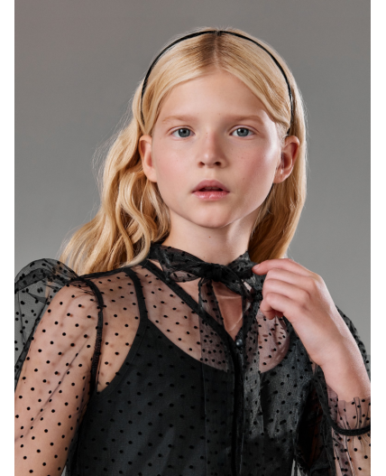 Платье детское для девочек Mena черный