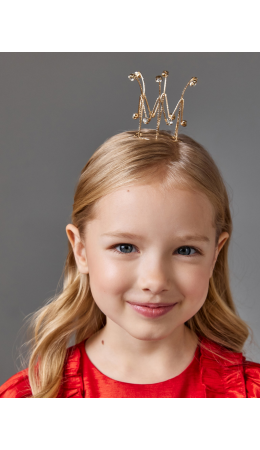 Ободок детский Mong золотистый