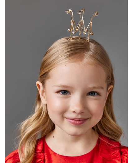 Ободок детский Mong золотистый