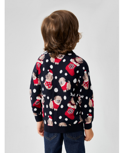 Джемпер детский Mopsik холодный синий