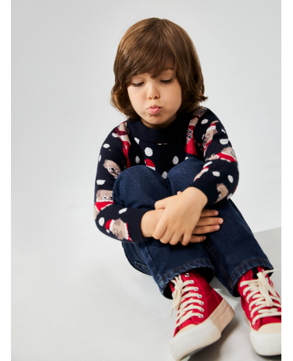 Джемпер детский Mopsik холодный синий