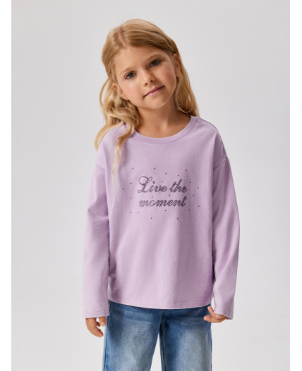 Джемпер детский для девочек Moroto фиолетовый