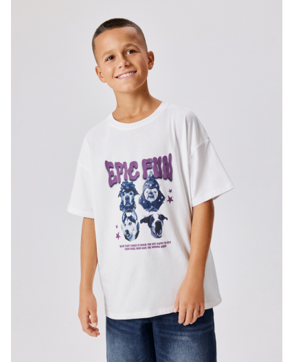 Футболка детская для мальчиков Natal белый