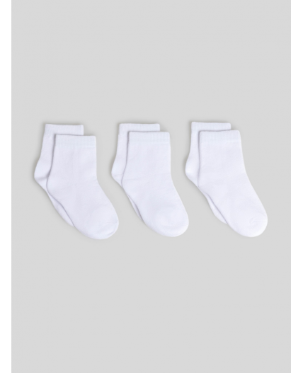 Носки детские в наборе из 3 пар Neptune белый