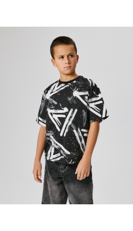 Футболка детская для мальчиков Noel черный