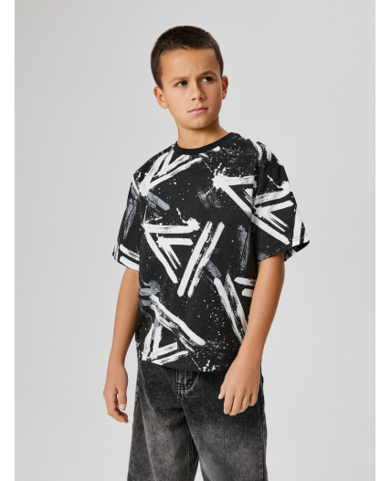 Футболка детская для мальчиков Noel черный