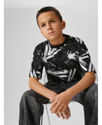 Футболка детская для мальчиков Noel черный