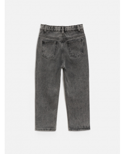 Брюки джинсовые детские для девочек Olan1 серый