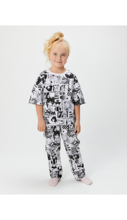 Пижама детская для девочек Olean набивка