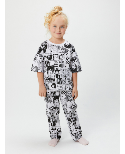 Пижама детская для девочек Olean набивка