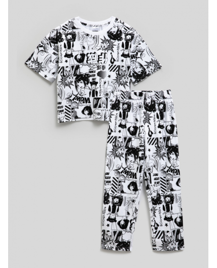 Пижама детская для девочек Olean набивка