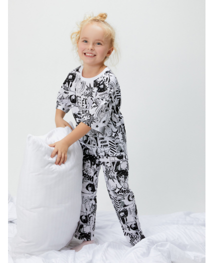 Пижама детская для девочек Olean набивка