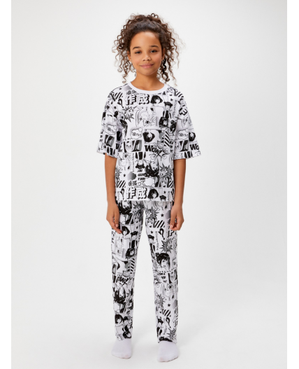 Пижама детская для девочек Olean набивка