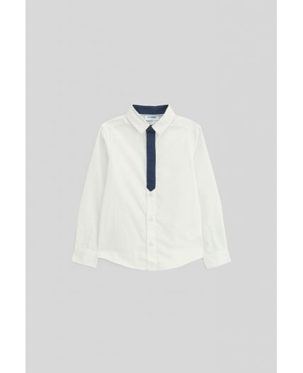 Сорочка верхняя детская для мальчиков Oliver белый