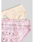 Трусы детские для девочек в наборе из 2шт Owl цвет в ассортименте