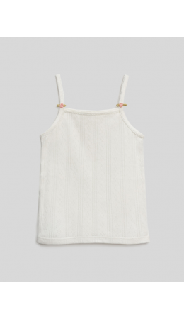 Майка детская для девочек Paige молочный