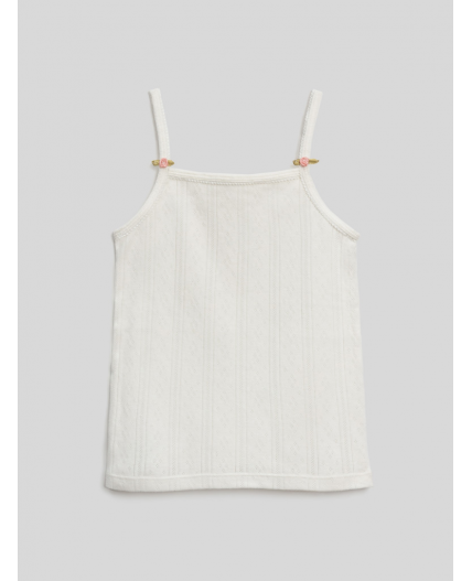 Майка детская для девочек Paige молочный