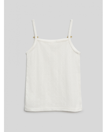 Майка детская для девочек Paige молочный