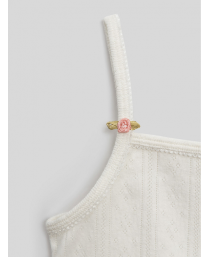 Майка детская для девочек Paige молочный