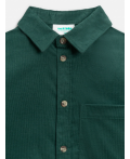 Сорочка верхняя детская для мальчиков Patrik сине-зеленый