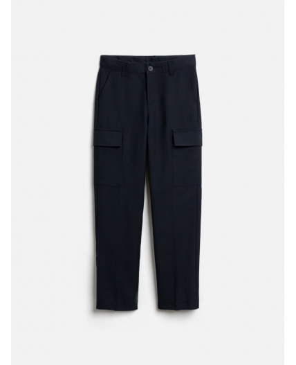 Брюки детские для мальчиков Pavel cargo черный-синий