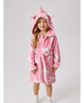 Халат детский для девочек Pisuega розовый