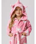 Халат детский для девочек Pisuega розовый