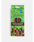 Карандаши цветные 12 цветов Pixee разноцветный
