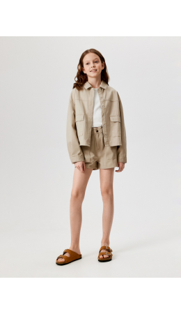 Куртка детская для девочек Pollux_jk бежевый